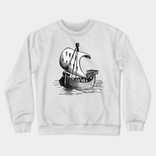 Vintage Sailboat Crewneck Sweatshirt